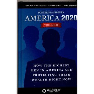 AMERICA 2020 Vol. II "How the Richest Men... Hdcvr